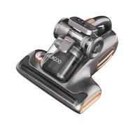 JIGOO Aspirador Acaros, 700W Aspiradora Antiacaros y 15Kpa Aspiración al vacío, Pantalla Inteligente, Sensor de ácaros, Poco Ruido, Calienta y Seca rápidamente colchones, Ropa de Cama y sofás