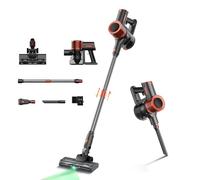 JIGOO C200 Aspiradora Sin Cable: 40 Minutos de autonomía, Potente, sin enredos, portátil, para casa/Alfombra/baldosas/pelos de Mascotas