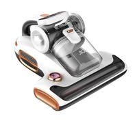 JIGOO T600 Aspiradora Antiacaros para Colchones con Luz UV y Vibración, 700W 15kpa Elimina 99.9%, Pantalla LED, 5s Colector de Polvo de Calentamiento Rápido,Diseño Silencioso 72dB sin Ruido