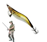 Jigs de Calamar Brillantes, señuelo de Calamar Brillante - Cebos de para el bajo - Cebos de Artificiales Fluorescentes, Herramientas realistas de atracción de Peces de Agua Dulce para Sea River