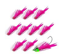 Jigs - Señuelos de , señuelos de de bajos, 10 unidades, kit de cebo de silicona luminoso, ofertas de flexibles para bajo de agua dulce y agua salada