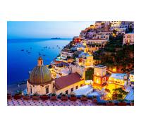 Jigsaw Puzzle 1000 Piece - Dreamy Positano - Signature Collection Twilight Sea Sight Large Puzzle Game Artwork for Adults Teens