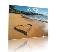 Jigsaw Puzzle Adultos Amar Playa Rompecabezas Educa Puzzle Desafiando lo Imposible 2000 Piezas Incluye Pegamento Fix a Partir de 7 AñOs Actividades de Juego, Adecuado DecoracióN del Hogar 70x99cm t-1
