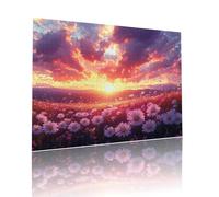 Jigsaw Puzzle Adultos Atardecer Flor Rompecabezas Educa Puzzle Desafiando lo Imposible 5000 Piezas Incluye Pegamento Fix a Partir de 7 AñOs Actividades de Juego, Adecuado como Regalo 105x156cm t-579