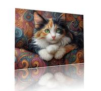 Jigsaw Puzzle Adultos Gato Mascota Rompecabezas Educa Puzzle Desafiando lo Imposible 5000 Piezas Incluye Pegamento Fix a Partir de 7 AñOs Actividades de Juego, Adecuado como Regalo 105x156cm t-641