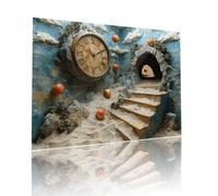 Jigsaw Puzzle Adultos Reloj Abstracto Rompecabezas Educa Puzzle Desafiando lo Imposible 1314 Piezas Incluye Pegamento Fix a Partir de 7 AñOs Actividades de Juego, Adecuado como Regalo 50x75cm t-877