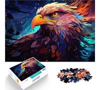 Jigsaw Puzzle Eagle 1000 Piece Jigsaw Puzzle 10.27 in x 14.96 in Cardboard Puzzles Suitable for Adults and Children 14 and up Difficult Hard Jigsaw Puzzles for Women Men