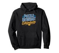 Jigsaw Puzzle Enthusiast Extraordinaire Hobby Identity Sudadera con Capucha