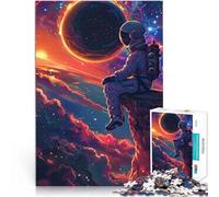 Jigsaw Puzzle for Kids Astronautas en The Stars 1000 Piece Jigsaw Puzzles for Adults 10.27 in x 14.96 in Cardboard Puzzles for Adults Kids Great Gift for Adults