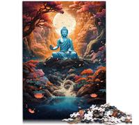 Jigsaw Puzzle of a Buddha for Adults 1000 Piece 10.27 in x 14.96 in Cardboard Puzzles Suitable for Adults and Children 14 and up Toy Intellectual Game