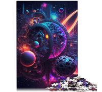 Jigsaw Puzzle para Adultos Abstract Cosmos 1000 Piezas Jigsaw Puzzles for Adults Kids 10.27 in x 14.96 in Cardboard Puzzles for Adults Gifts Christmas Puzzle Gifts