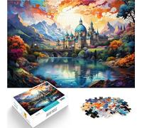 Jigsaw Puzzle para adultos The Swiss Federal Palace Fun Jigsaw Puzzles for Adults 1000 Piece 10.27 in x 14.96 in Cardboard Puzzles Christmas Puzzle Presents for Women