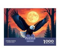 Jigsaw Puzzle per Adulti E Bambini 1000 Pezzi Aquila maestosa Puzzle 70x50cm/1000pcs Decompressione E Regalo Puzzle Giochi per Famiglia DIY
