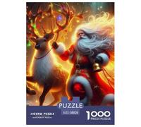 Jigsaw Puzzle per Adulti E Bambini 1000 Pezzi Babbo Natale Puzzle 38x26cm/1000pcs Decompressione E Regalo Puzzle Giochi per Famiglia Autodboard