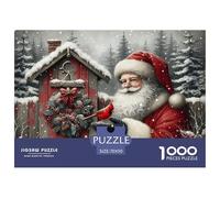 Jigsaw Puzzle per Adulti E Bambini 1000 Pezzi Babbo Natale Puzzle 70x50cm/1000pcs Decompressione E Regalo Puzzle Giochi Giogattotolo Antistress DIY