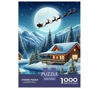 Jigsaw Puzzle per Adulti E Bambini 1000 Pezzi Babbo Natale Puzzle 70x50cm/1000pcs Decompressione E Regalo Puzzle Giochi Giogattotolo Antistress Autodboard