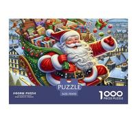 Jigsaw Puzzle per Adulti E Bambini 1000 Pezzi Babbo Natale Puzzle 70x50cm/1000pcs Regali Puzzle Giochi Giogattotolo Antistress Autodboard