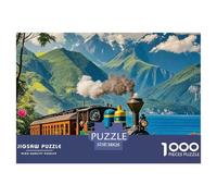 Jigsaw Puzzle per Adulti E Bambini 1000 Pezzi Bellissimo treno Puzzle 38x26cm/1000pcs Regali Puzzle Giochi per Famiglia DIY