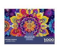 Jigsaw Puzzle per Adulti E Bambini 1000 Pezzi Fiore Mandala Puzzle 38x26cm/1000pcs Decompressione E Regalo Puzzle Giochi per Famiglia DIY