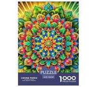 Jigsaw Puzzle per Adulti E Bambini 1000 Pezzi Fiore Mandala Puzzle 70x50cm/1000pcs Regali Puzzle Giochi Giogattotolo Antistress Autodboard
