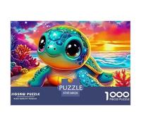 Jigsaw Puzzle per Adulti E Bambini 1000 Pezzi Tartaruga di Mare Puzzle 38x26cm/1000pcs Regali Puzzle Giochi per Famiglia Autodboard