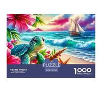 Jigsaw Puzzle per Adulti E Bambini 1000 Pezzi Tartaruga Marina Puzzle 70x50cm/1000pcs Regali Puzzle Giochi per Famiglia DIY