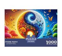 Jigsaw Puzzle per Adulti E Bambini 1000 Pezzi Yin-Yang Puzzle 38x26cm/1000pcs Regali Puzzle Giochi per Famiglia Autodboard