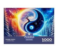 Jigsaw Puzzle per Adulti E Bambini 1000 Pezzi Yin-Yang Puzzle 70x50cm/1000pcs Regali Puzzle Giochi Giogattotolo Antistress DIY