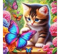 Jigsaw Puzzles 100 Pieces for Adults, Butterfly Animal 100 Piece Jigsaw Puzzles for Adults 14x14inch, Fun Educational Puzzle Games, Beautiful Decoration Puzzle