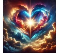 Jigsaw Puzzles 100 Pieces for Adults, Dreamy Love 100 Piece Jigsaw Puzzles for Adults 14x14inch, Fun Educational Puzzle Games, Beautiful Decoration Puzzle