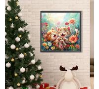 Jigsaw Puzzles 100 Pieces for Adults, Happy Bell Cat 100 Piece Jigsaw Puzzles for Adults 14x14inch, Fun Educational Puzzle Games, Beautiful Decoration Puzzle