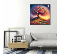 Jigsaw Puzzles 100 Pieces for Adults, Hillside Tree 100 Piece Jigsaw Puzzles for Adults 14x14inch, Fun Educational Puzzle Games, Beautiful Decoration Puzzle