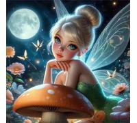 Jigsaw Puzzles 1000 Pieces for Adults, Fun Challenging & Brainteasing Jigsaw Puzzles for Adults 1000 Piece Puzzle Educational Games Home Decoration Puzzle(Moonlit Fairy)