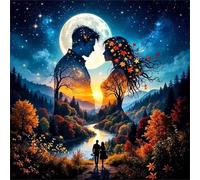 Jigsaw Puzzles 150 Pieces for Adults, Couple's Scenery 150 Piece Jigsaw Puzzles for Adults 26x26inch, Fun Educational Puzzle Games, Beautiful Decoration Puzzle