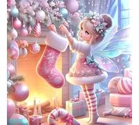 Jigsaw Puzzles 150 Pieces for Adults, Fairy Christmas 150 Piece Jigsaw Puzzles for Adults 26x26inch, Fun Educational Puzzle Games, Beautiful Decoration Puzzle