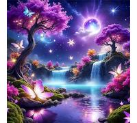 Jigsaw Puzzles 150 Pieces for Adults, Fun Challenging & Brainteasing Jigsaw Puzzles for Adults 150 Piece Puzzle Educational Games Home Decoration Puzzle(Fairytale Nightscape)