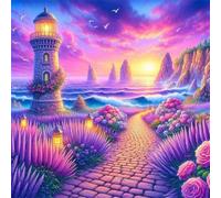 Jigsaw Puzzles 150 Pieces for Adults, Lavender Sea 150 Piece Jigsaw Puzzles for Adults 26x26inch, Fun Educational Puzzle Games, Beautiful Decoration Puzzle