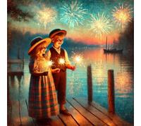 Jigsaw Puzzles 150 Pieces for Adults, Pier Girl 150 Piece Jigsaw Puzzles for Adults 26x26inch, Fun Educational Puzzle Games, Beautiful Decoration Puzzle