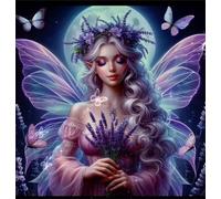 Jigsaw Puzzles 150 Pieces, Jigsaws Lavender Fairy 150 Piece Jigsaw Puzzles for Adults, Challenge High Difficulty Family Puzzle Game 65x65cm/26x26inch