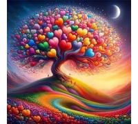 Jigsaw Puzzles 150 Pieces, Jigsaws Tree of Love 150 Piece Jigsaw Puzzles for Adults, Challenge High Difficulty Family Puzzle Game 65x65cm/26x26inch