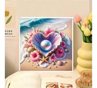 Jigsaw Puzzles 200 Pieces for Adults, Shell Pearl 200 Piece Jigsaw Puzzles for Adults 11x11inch, Fun Educational Puzzle Games, Beautiful Decoration Puzzle