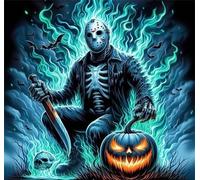 Jigsaw Puzzles 300 Pieces for Adults, Fun Challenging & Brainteasing Jigsaw Puzzles for Adults 300 Piece Puzzle Educational Games Home Decoration Puzzle(Horror Halloween)