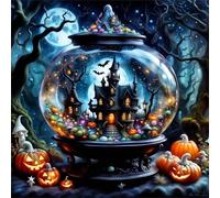 Jigsaw Puzzles 300 Pieces for Adults, Halloween Castle 300 Piece Jigsaw Puzzles for Adults 14x14inch, Fun Educational Puzzle Games, Beautiful Decoration Puzzle