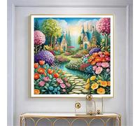 Jigsaw Puzzles 300 Pieces for Adults, Jungle Castle 300 Piece Jigsaw Puzzles for Adults 14x14inch, Fun Educational Puzzle Games, Beautiful Decoration Puzzle