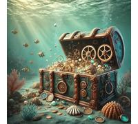 Jigsaw Puzzles 300 Pieces for Adults, Treasure Trove 300 Piece Jigsaw Puzzles for Adults 14x14inch, Fun Educational Puzzle Games, Beautiful Decoration Puzzle