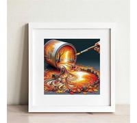 Jigsaw Puzzles 35 Pieces for Adults, Abstract Autumn 35 Piece Jigsaw Puzzles for Adults 12x12inch, Fun Educational Puzzle Games, Beautiful Decoration Puzzle