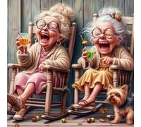 Jigsaw Puzzles 35 Pieces for Adults, Elderly Happy 35 Piece Jigsaw Puzzles for Adults 12x12inch, Fun Educational Puzzle Games, Beautiful Decoration Puzzle