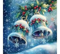 Jigsaw Puzzles 500 Pieces for Adults, Fun Challenging & Brainteasing Jigsaw Puzzles for Adults 500 Piece Puzzle Educational Games Home Decoration Puzzle(Christmas Bells)