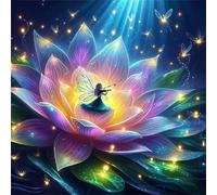 Jigsaw Puzzles 500 Pieces for Adults, Fun Challenging & Brainteasing Jigsaw Puzzles for Adults 500 Piece Puzzle Educational Games Home Decoration Puzzle(Firefly Flower Fairy)