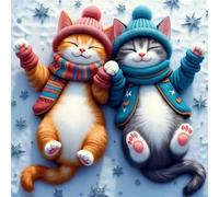 Jigsaw Puzzles 500 Pieces for Adults, Fun Challenging & Brainteasing Jigsaw Puzzles for Adults 500 Piece Puzzle Educational Games Home Decoration Puzzle(Funny Cat)